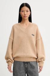 ROTATE gyapjú pulóver - bézs L