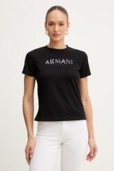 Giorgio Armani pamut póló - fekete XS - answear - 18 990 Ft
