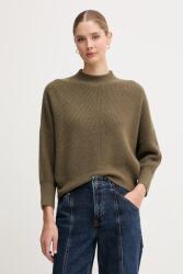Oui pulóver gyapjúkeverékből - zöld 36