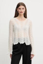 TWINSET gyapjú pulóver - bézs S - answear - 51 990 Ft