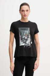 DKNY t-shirt KNIT TOPS - fekete L