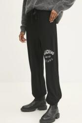 Moschino Jeans gyapjú melegítőnadrág - fekete S