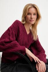 ANSWEAR gyapjú pulóver - burgundia M/L - answear - 21 990 Ft