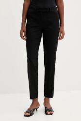 Marella gyapjú nadrág - fekete 42