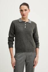 Morgan gyapjúkeverék pulóver - szürke M - answear - 24 990 Ft