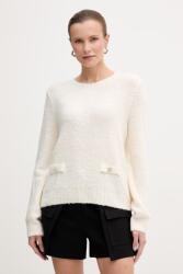 Morgan gyapjúkeverék pulóver - bézs S - answear - 23 990 Ft