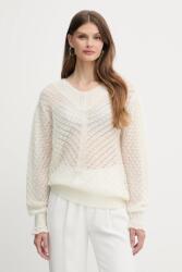 TWINSET gyapjúkeverék pulóver - bézs S - answear - 61 990 Ft