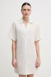 Calvin Klein ruha vászonkeverékből - bézs 34