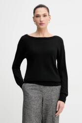 Sisley gyapjú pulóver - fekete XS