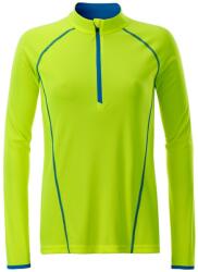 Daiber Tricou functional de damă cu mânecă lungă JN497 - Galben deschis / albastru deschis | S (JN497-1752264)