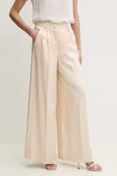 Fracomina nadrág - bézs 40 - answear - 35 990 Ft