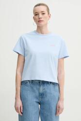 APC A. P. C. pamut póló t-shirt boxy petit vpc - kék S