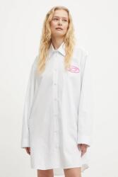 Diesel pamut ruha D-DALIS-P1 DRESS - fehér 34