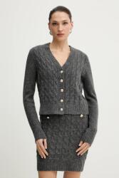 Morgan ruha gyapjú keverékből - szürke XS