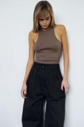 Muuv MUUV. pamut top PRESSE - zöld XS - answear - 15 890 Ft