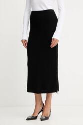 Patrizia Pepe szoknya gyapjúkeverékből - fekete 36