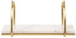 Mauro Ferretti Бял/златен мраморен стенен рафт 40 cm Marble - Mauro Ferretti (1426450000)