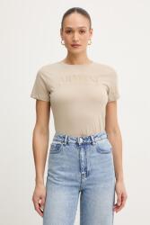 Giorgio Armani pamut póló - bézs XL - answear - 29 990 Ft