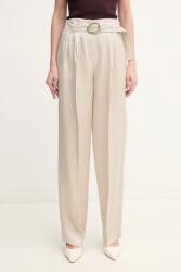 Marella nadrág vászonkeverékből FATTO - bézs 34