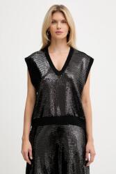 Giorgio Armani mellény gyapjú keverékből - fekete XS