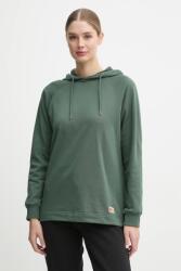 Fjallraven pamut melegítőfelső Vardag Hoodie W - türkiz S