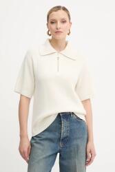 Liviana Conti gyapjú pulóver - bézs S