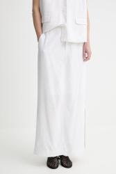 Gestuz szoknya vászonkeverékből - fehér 38