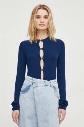 Lovechild gyapjú kardigán - sötétkék M