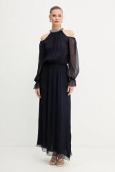 Luisa Spagnoli selyem ruha - sötétkék M
