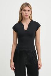 By Malene Birger t-shirt VENAZIA - fekete XS