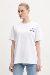 Moschino Jeans pamut póló - fehér L