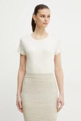 Marella pamut póló LANGUE - bézs XL