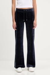 Juicy Couture velúr melegítőnadrág Monogram Lisa - sötétkék M