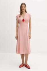 The Sleeper viszkóz ruha - rózsaszín M