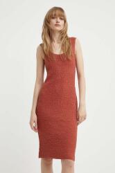 Tiger of Sweden ruha vászonkeverékből Liia. - narancssárga S