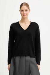 Pepe Jeans pulóver gyapjúkeverékből - fekete XS