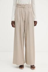 Marella gyapjú nadrág - bézs 36