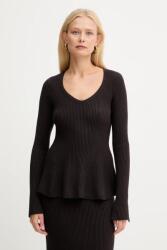 TWINSET pulóver gyapjúkeverékből - barna M - answear - 41 990 Ft