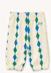 Tinycottons gyerek pamut melegítőnadrág DIAMONDS BABY SWEATPANT - bézs 80