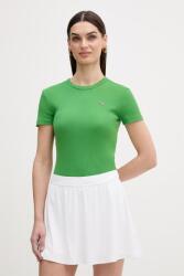 Lacoste t-shirt női pamut - zöld 34
