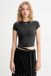 Diesel t-shirt T-BUNNY-TAIL-R1 - szürke XS