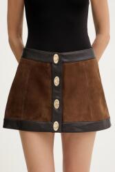 Retrofete velúr szoknya Lisbeth - barna S