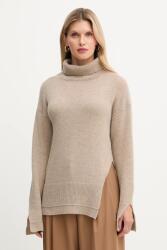 Simona Corsellini pulóver gyapjúkeverékből - bézs XS