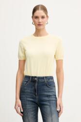 Patrizia Pepe t-shirt - sárga 40