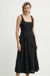 MUNTHE pamut ruha FRONIA - fekete 36