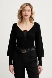 TWINSET pulóver gyapjúkeverékből - fekete S - answear - 77 990 Ft