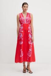 Farm Rio vászon ruha - piros XS - answear - 90 990 Ft