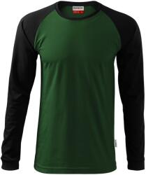 MALFINI Tricou cu mănecă lungă pentru bărbați Street LS - Verde de sticlă | 3XL (1300618)