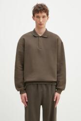 PANGAIA pamut melegítőfelső - zöld XL