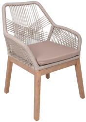 Garden Pleasure Бежов градински стол от масивно дърво Pomona - Garden Pleasure (985286)